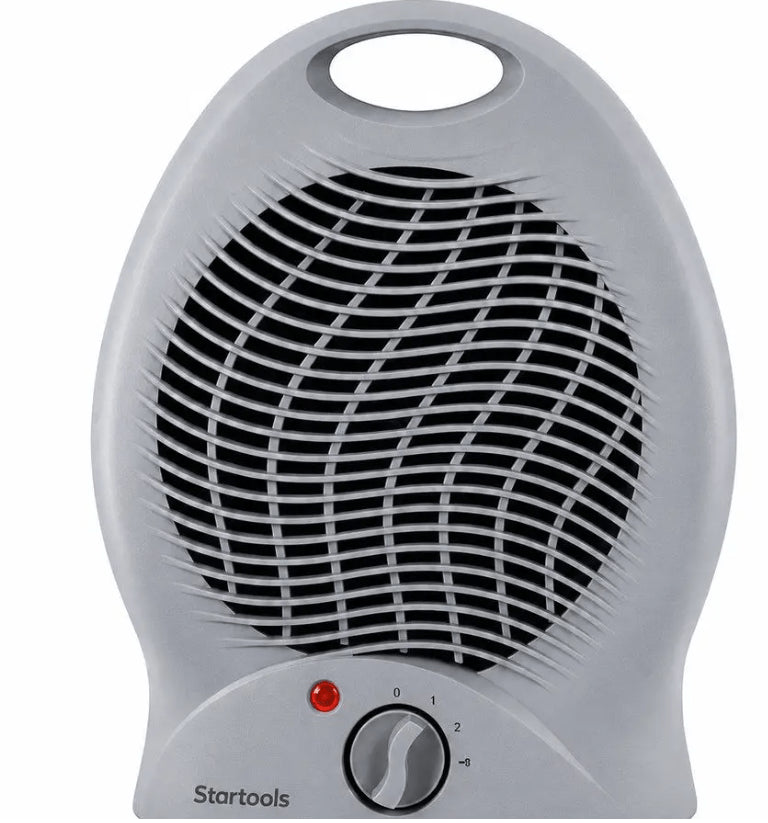 Aquecedor Elétrico Portátil 1000W com Ventilação Cinza 127V - Startools — foto 2