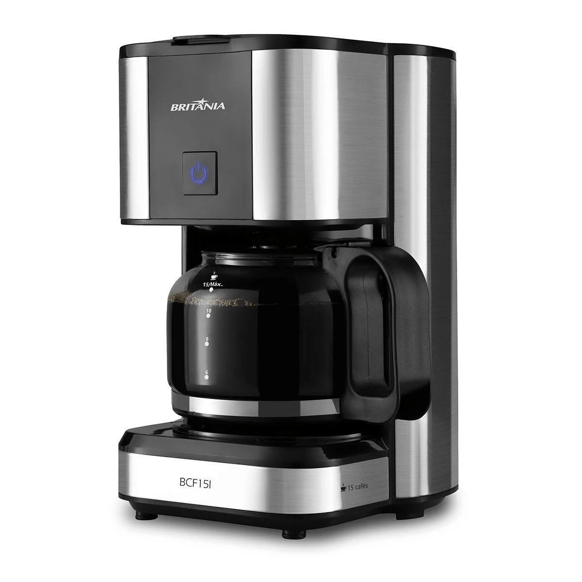 Cafeteira Elétrica 15 Cafés 550W com Filtro Permanente 220V BCF15I - Britânia — foto 3