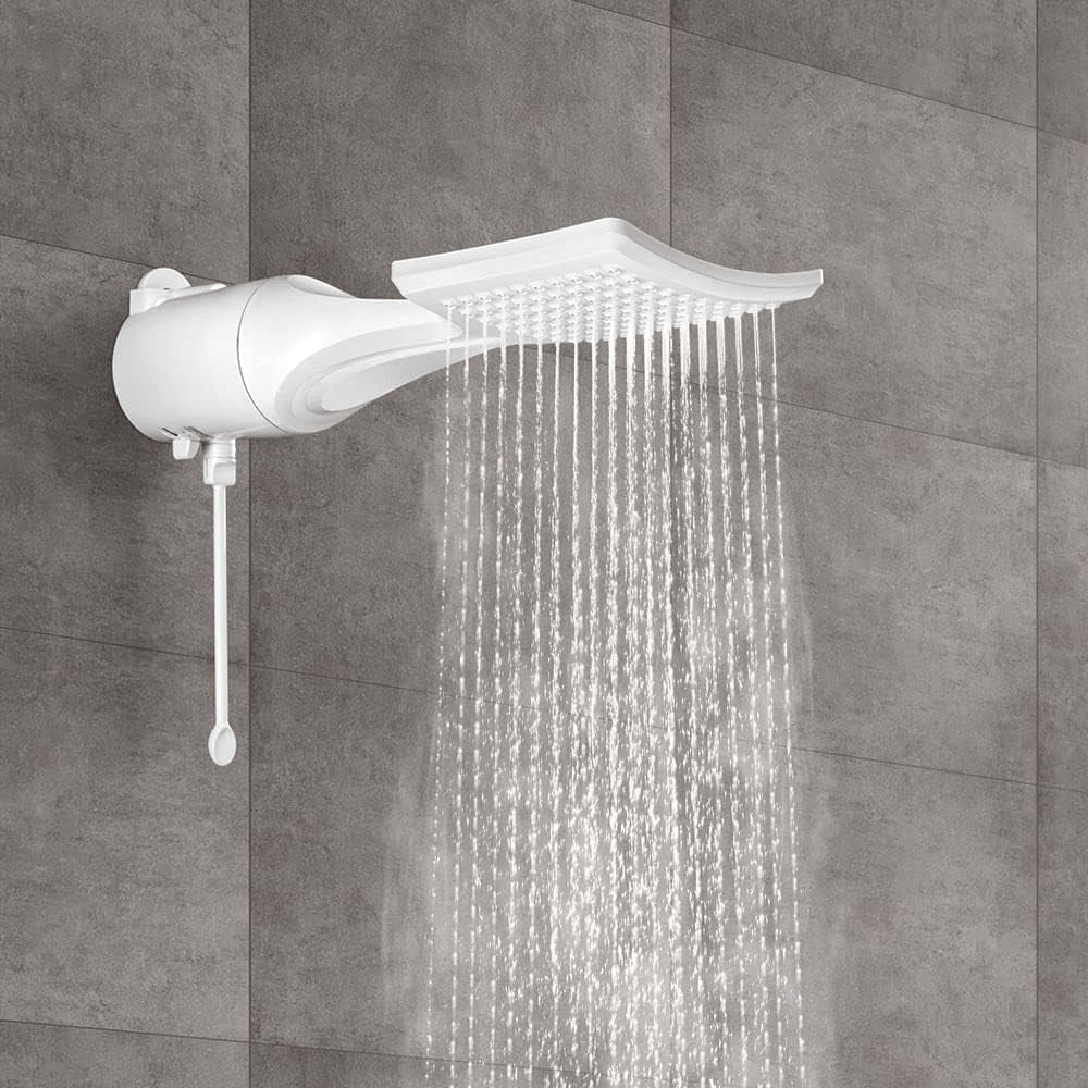 Chuveiro Elétrico Loren Shower Eletrônico 5500W 127V Branco - Lorenzetti