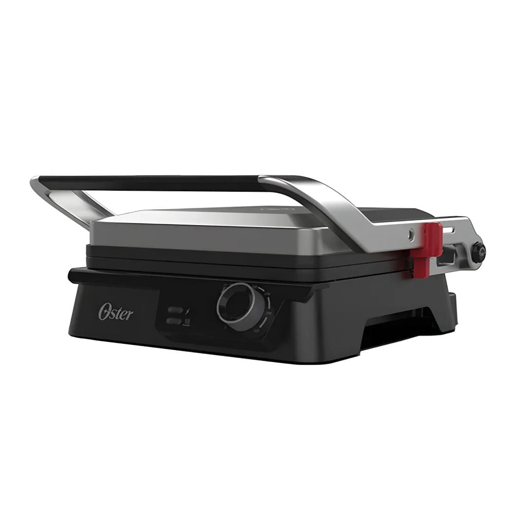 Grill Elétrico Multiuso 2 em 1 Inox 1600W com Painel Digital 127V OGRL610 - Oster