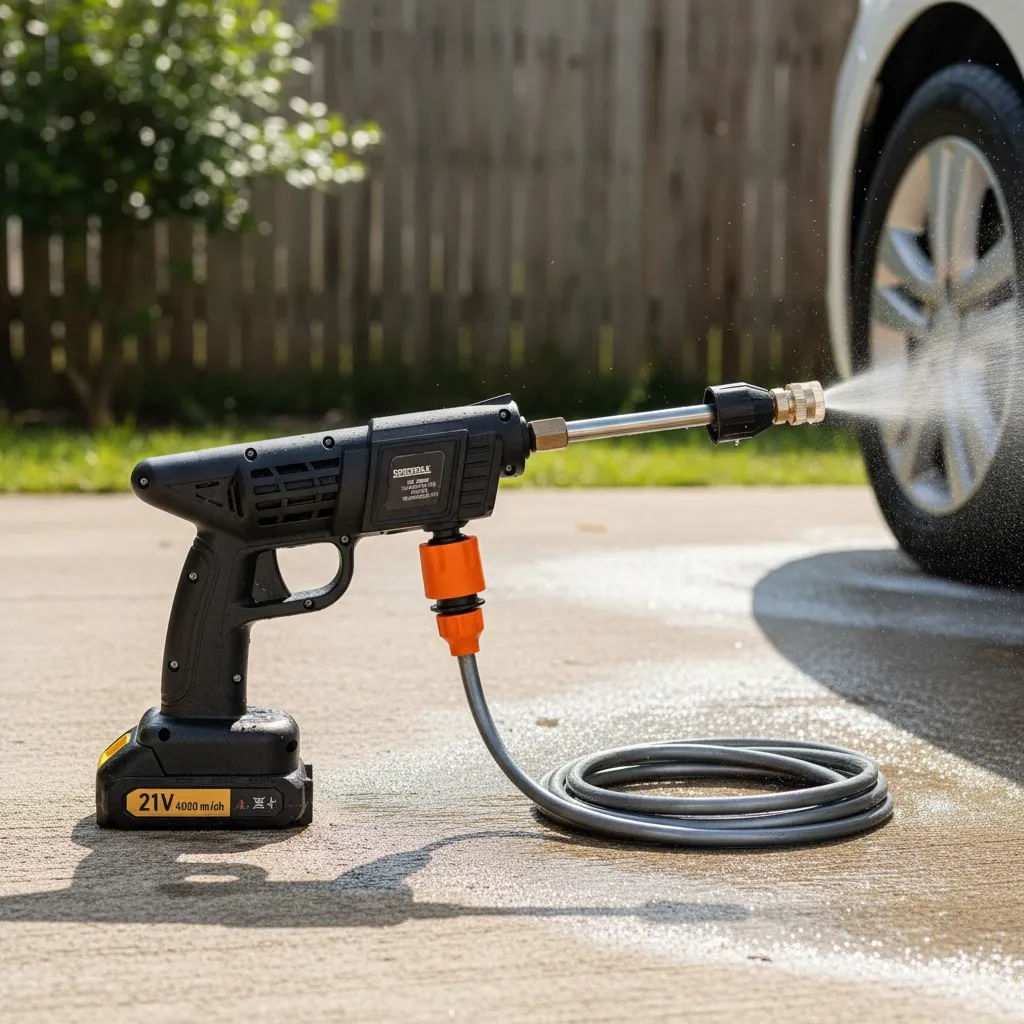 Lavadora de Alta Pressão Sem Fio 21V com Bateria e Maleta - Startools — foto 2