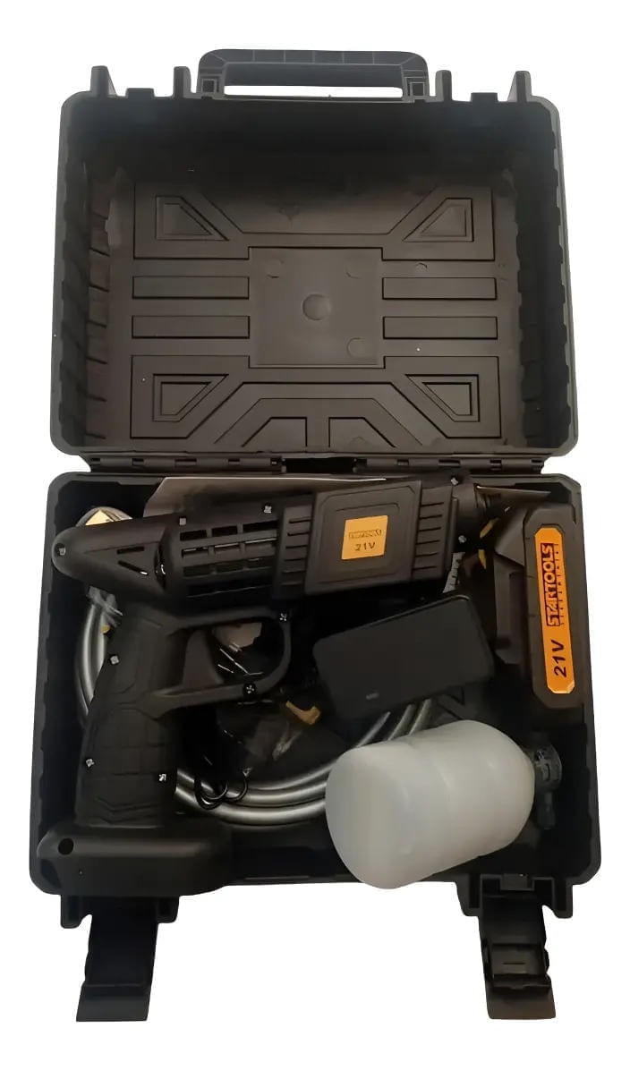 Lavadora de Alta Pressão Sem Fio 21V com Bateria e Maleta - Startools — foto 3