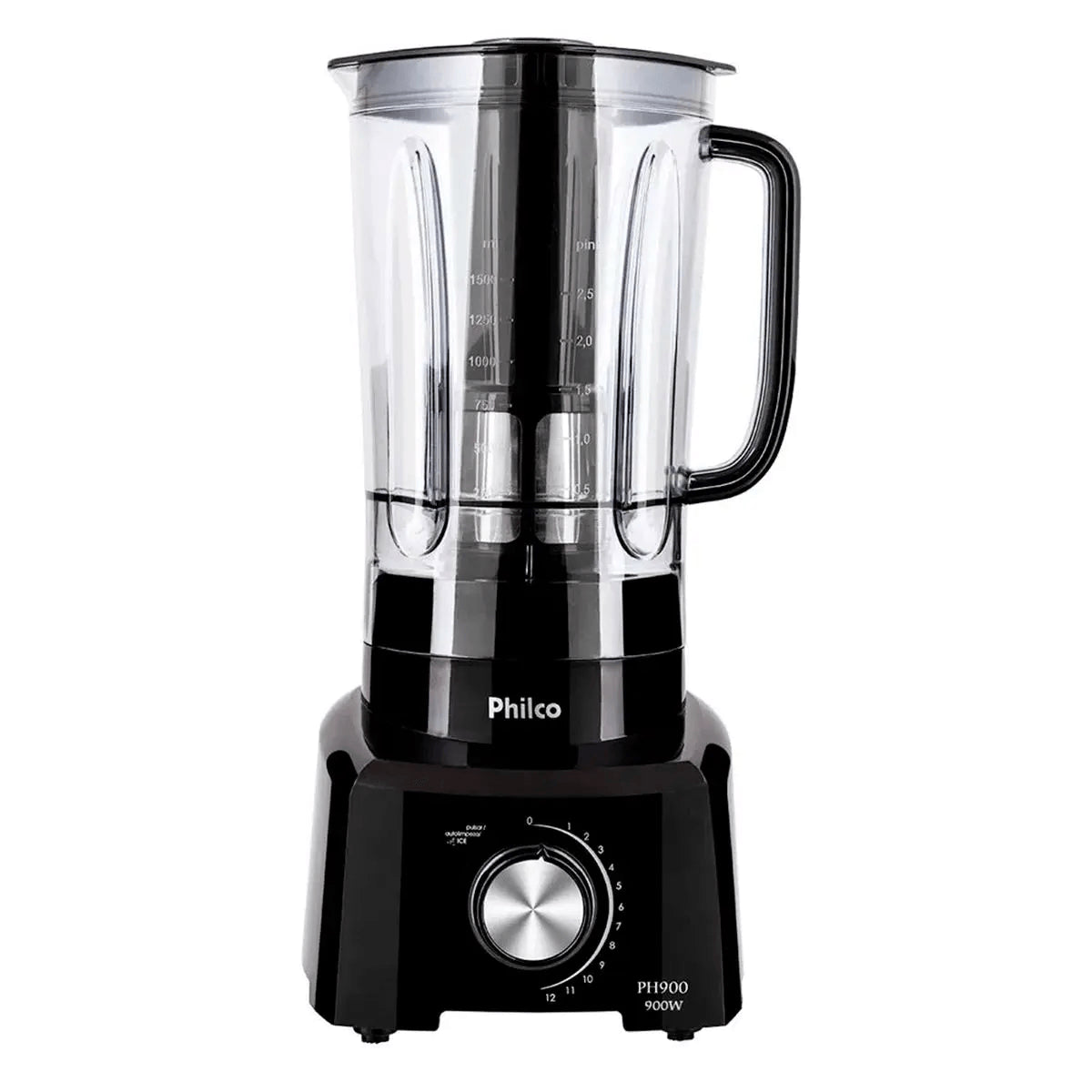Liquidificador PH900 1200W 3L 12 Velocidades com Filtro Preto 220V - Philco