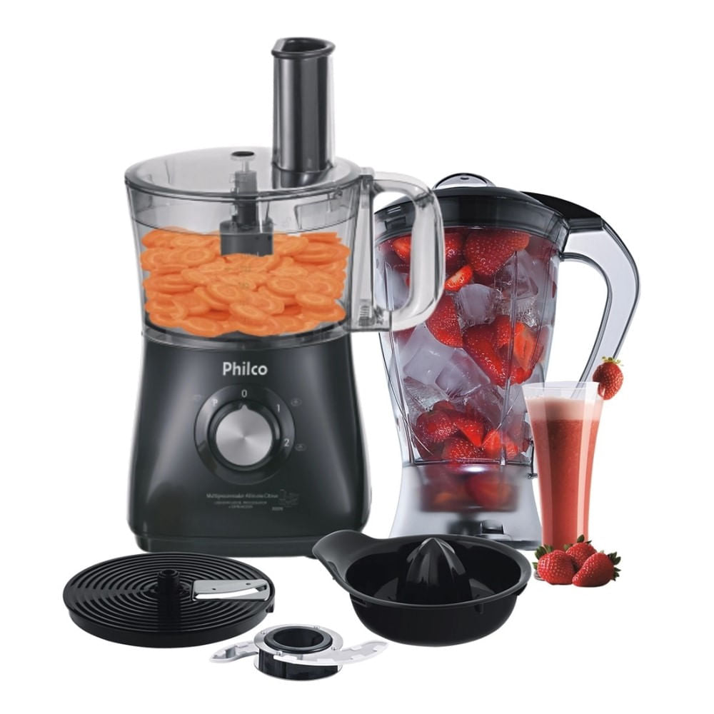 Multiprocessador All In One Citrus 800W Preto 220V - Philco