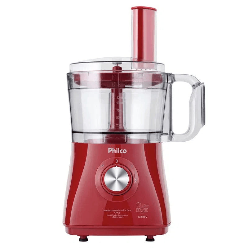 Multiprocessador All In One Citrus 800W Vermelho 220V - Philco — foto 2