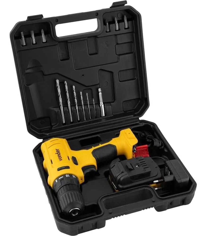 Parafusadeira e Furadeira a Bateria 12V PFV 120 com Maleta e Acessórios - Vonder — foto 3