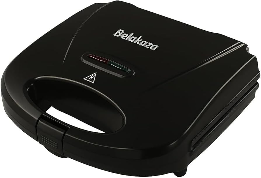 Sanduicheira e Grill 2 em 1 Antiaderente Preta 127V BK5188 - Belakaza
