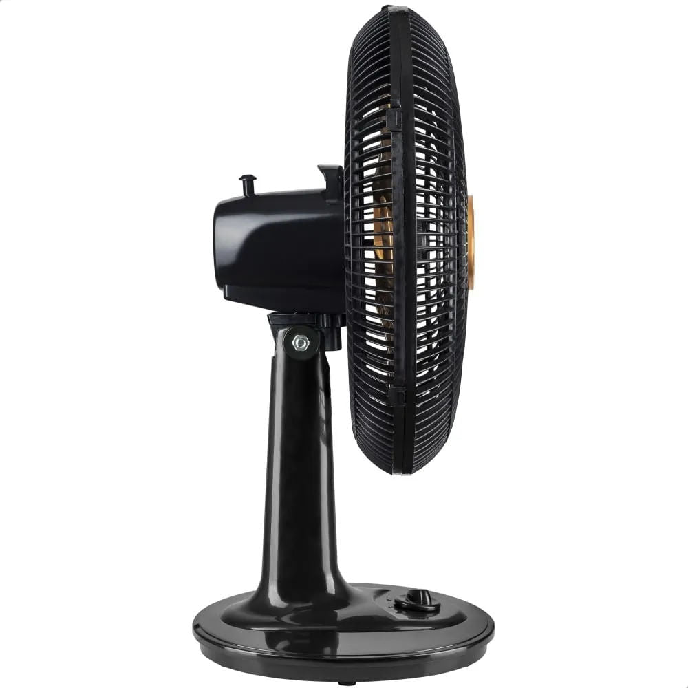 Ventilador de Mesa Turbo 40cm 6 Pás Preto e Bronze 127V Mod. 70084 - Ventimais — foto 5
