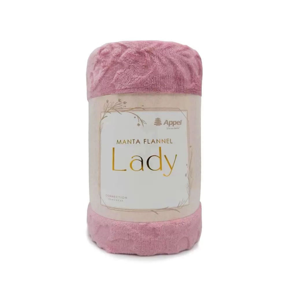 Manta Flannel Lady Queen Rosa Gloss 2,30x2,20m - Appel - foto 3