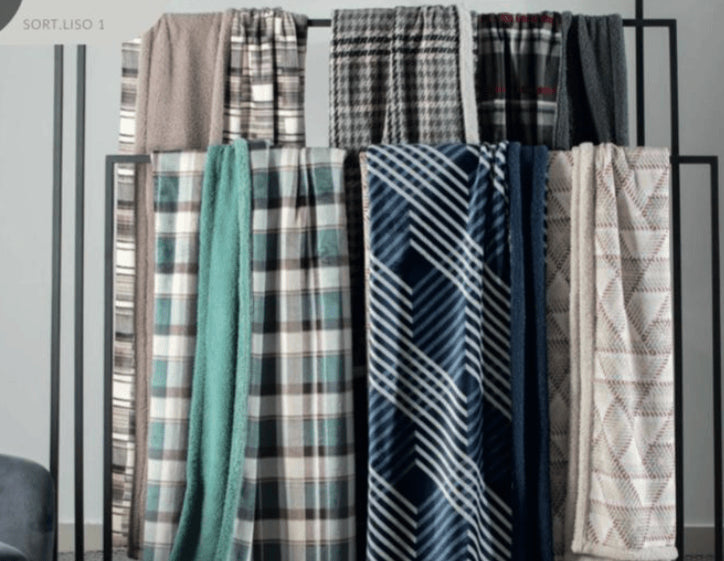 Cobertor Casal Finlândia Estampado 1,80x2,20m - Fatex