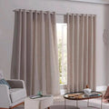 Cortina Duplex Bella Janela Lisa Taupe 260x170cm - Bella Janela