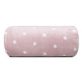 Manta Flannel Charme Solteiro Poa Rosa 1,50x2,20m - Appel