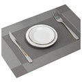 Lugar Americano Retangular Cinza Luxor - Brtoys