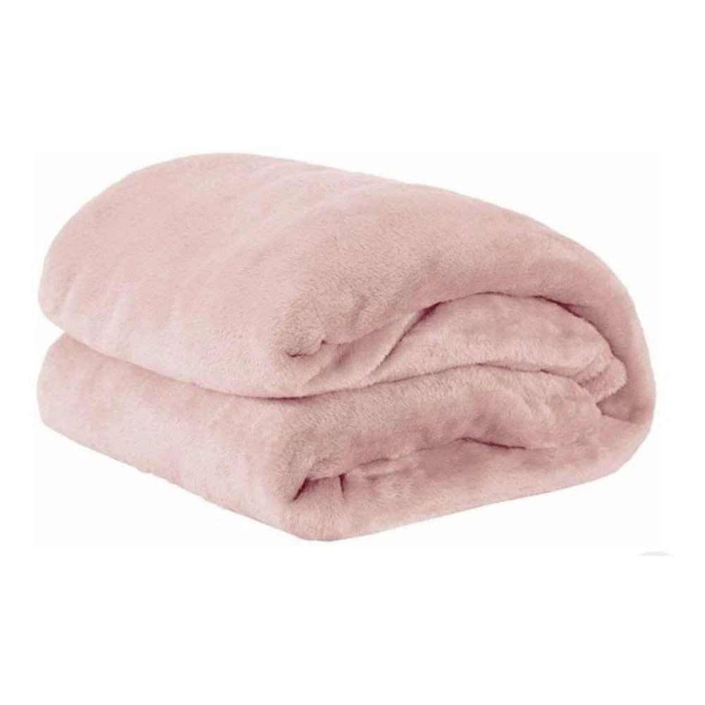 Cobertor Casal Microfibra Velour Rosa - Camesa - foto 2