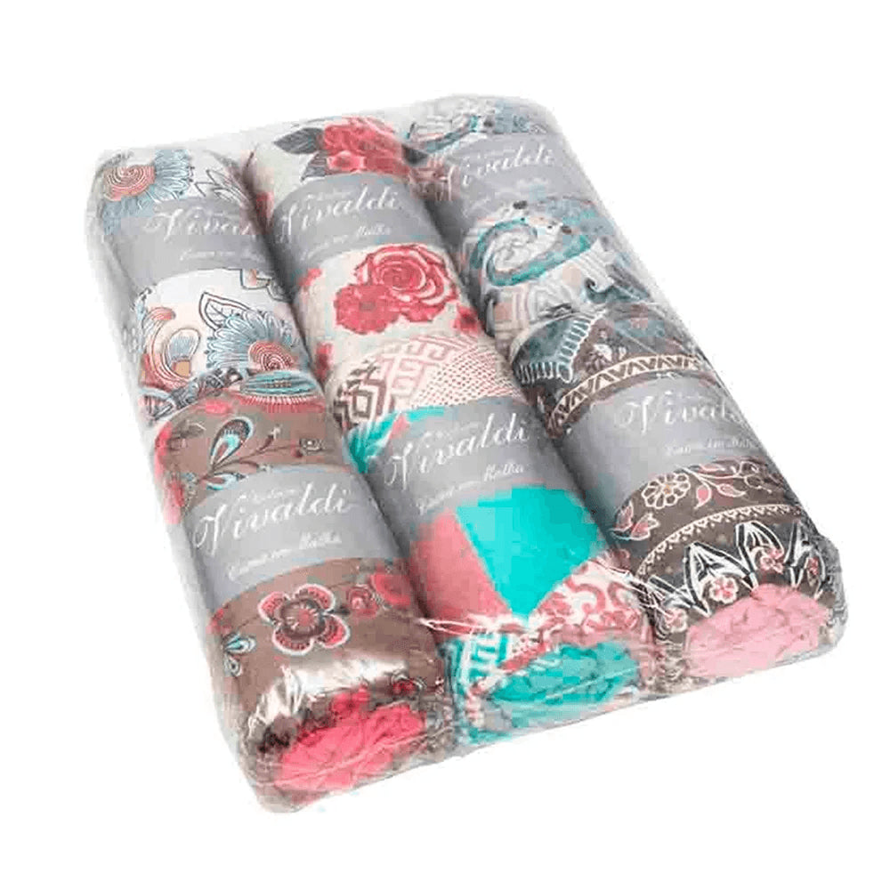Jogo de Cama Queen Size Estampado Vivaldi Sortido - Sul Brasil - foto 2