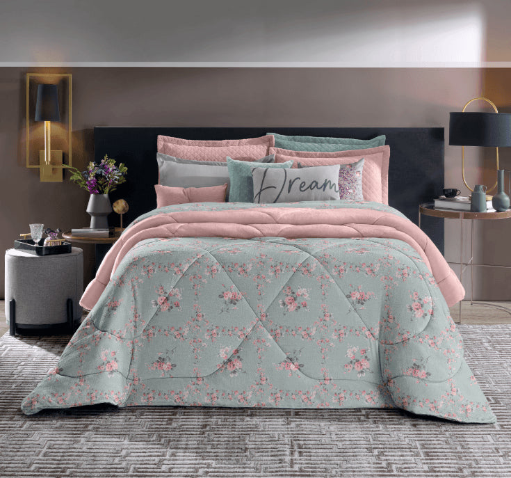 Edredom Plush Combo Soft Casal Sortido Slim Bonnie - Hedrons