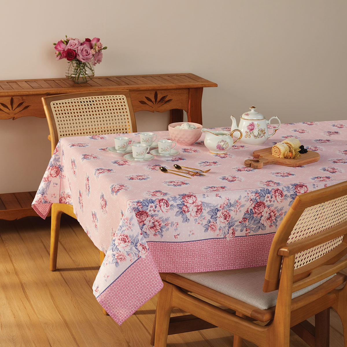 Toalha Mesa Pop Jessica 140x210cm - Lepper