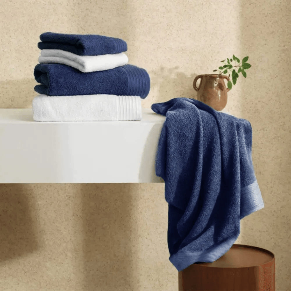 Toalha de Banho Chroma Azul Deep 70x140cm - Altenburg - foto 3