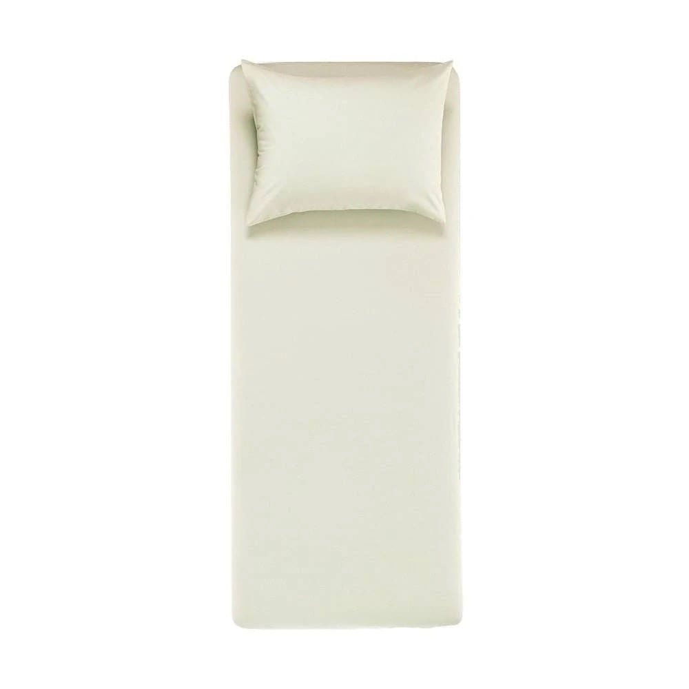 Jogo de Cama Solteiro 2 Peças Matiz 150 Fios Ivory - Karsten - foto 2