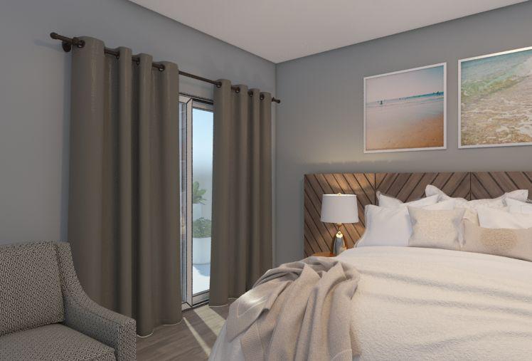 Cortina Corta Luz PVC Avelã 260x220cm - Std