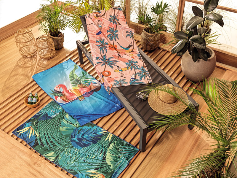 Toalha de Praia Veraneio Flamingo 70x140cm - Appel
