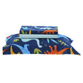 Jogo de Cama Infantil Solteiro Blue Dino - Dea