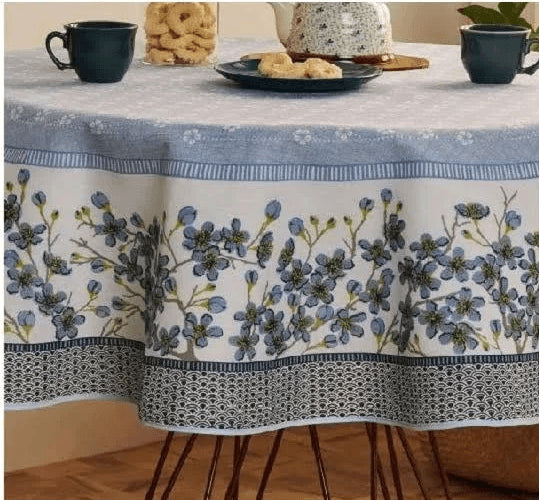 Toalha de Mesa Quadrada 4 Lugares Oriente 140x140cm - Lepper - foto 2