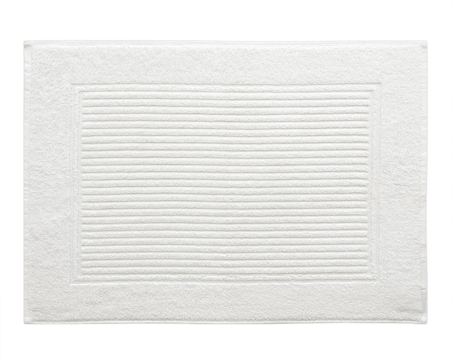 Toalha de Piso Frapê Canelado Branco - Buddemeyer