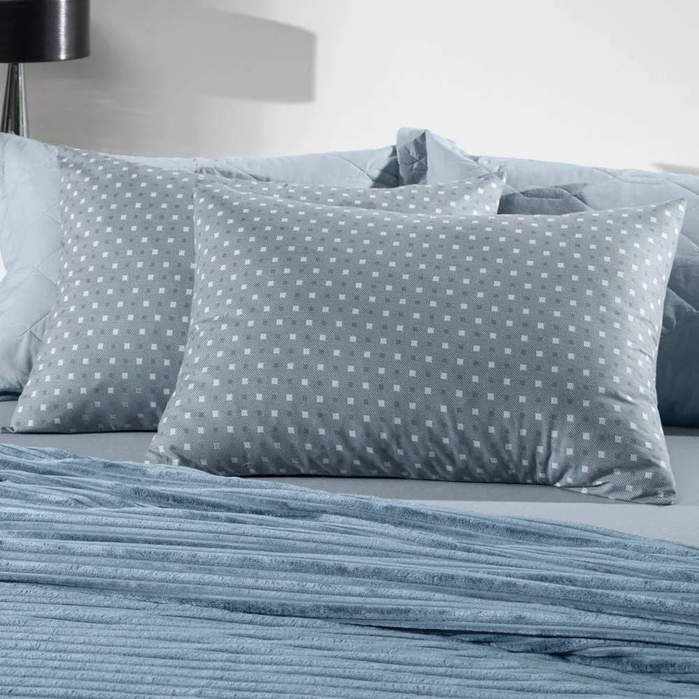 Jogo de Cama Solteiro 2 Peças Alan 150 Fios Percal - Karsten - foto 2