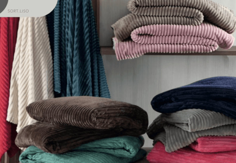 Cobertor Home Design Luster Queen Sortido 220x240cm - Fatex