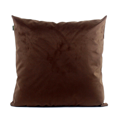 Almofada Velveti Marrom 45x45cm - Cortbras