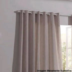 Cortina Duplex Bella Janela Lisa Taupe 260x170cm - Bella Janela - foto 2