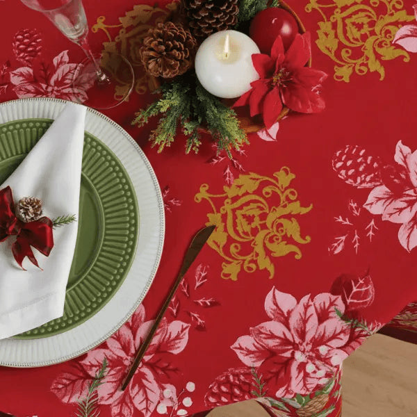 Toalha de Mesa de Natal 4 Lugares - Lepper - foto 2