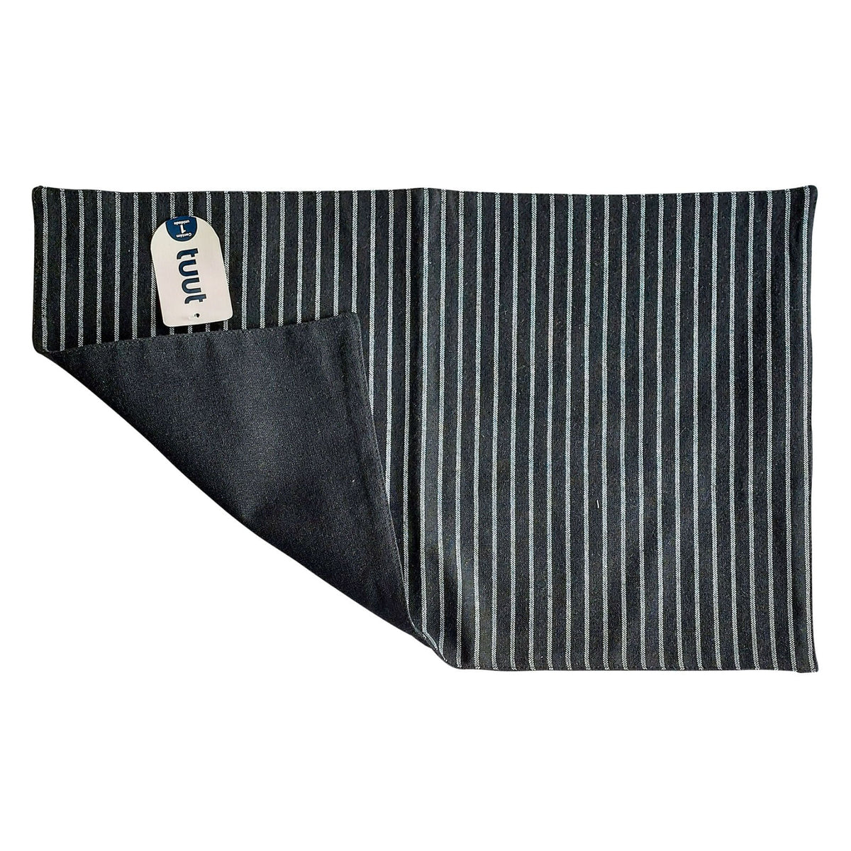 Lugar Americano Tecido Liso Branco e Preto 30x45cm - Tuut
