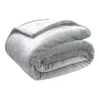 Cobertor Velour Queen Microfibra Cinza 220x240cm - Camesa