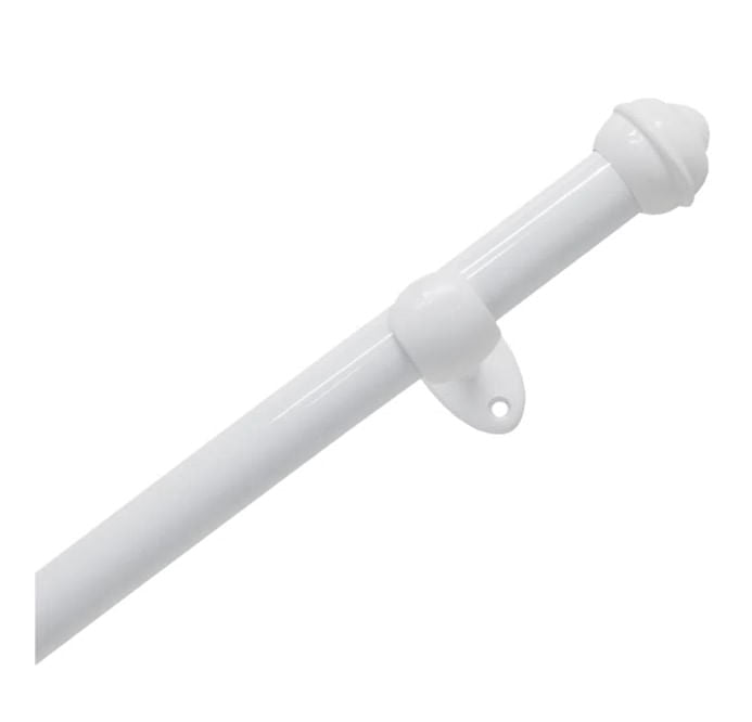 Kit Varão Pratiko 3 Suporte Branco 2.50m - Bella Arte - foto 2