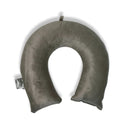 Travesseiro Pescoco Veludo Cristal Taupe - Hedrons