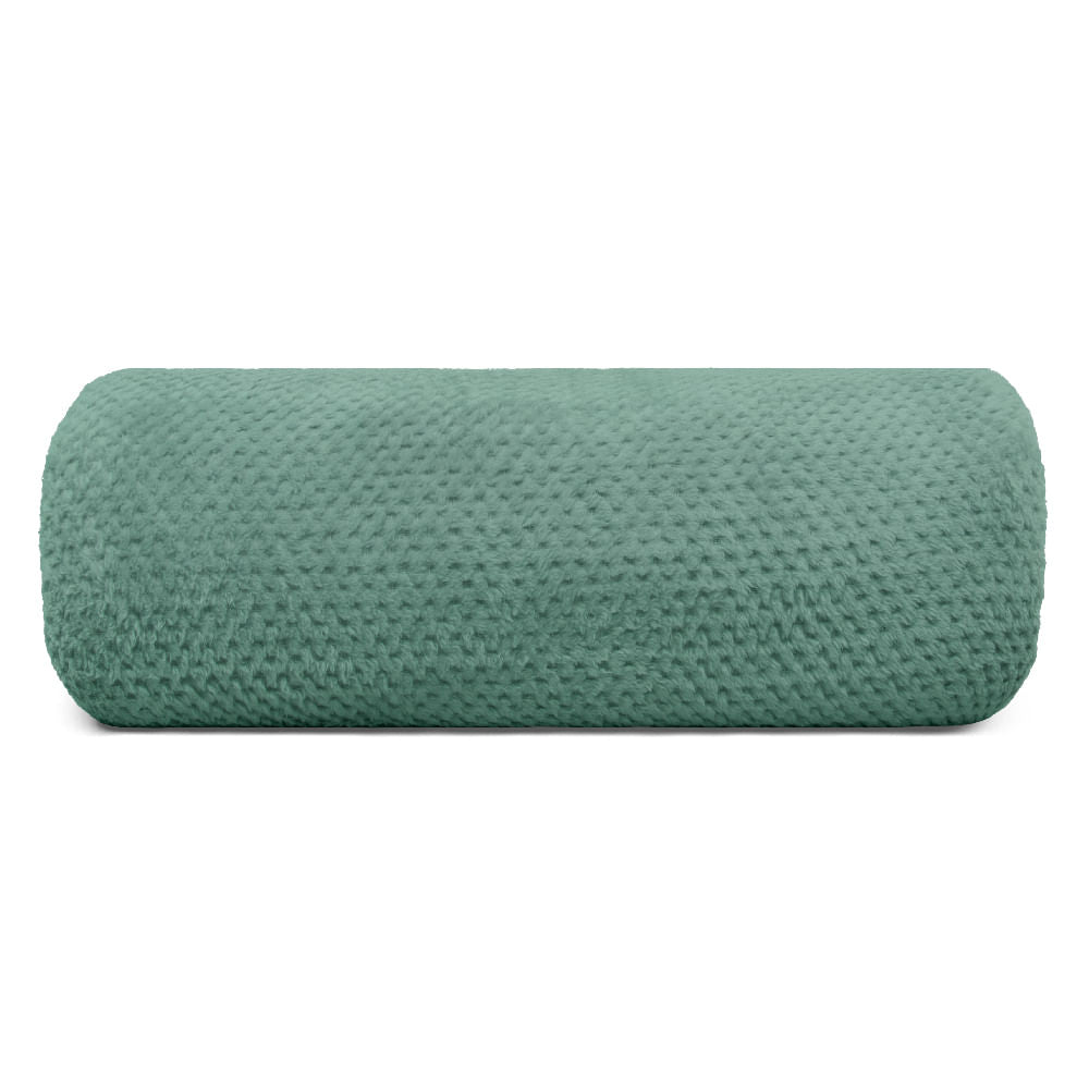 Manta Flannel Pollo Casal Verde Campestre 1,80x2,20m - Appel