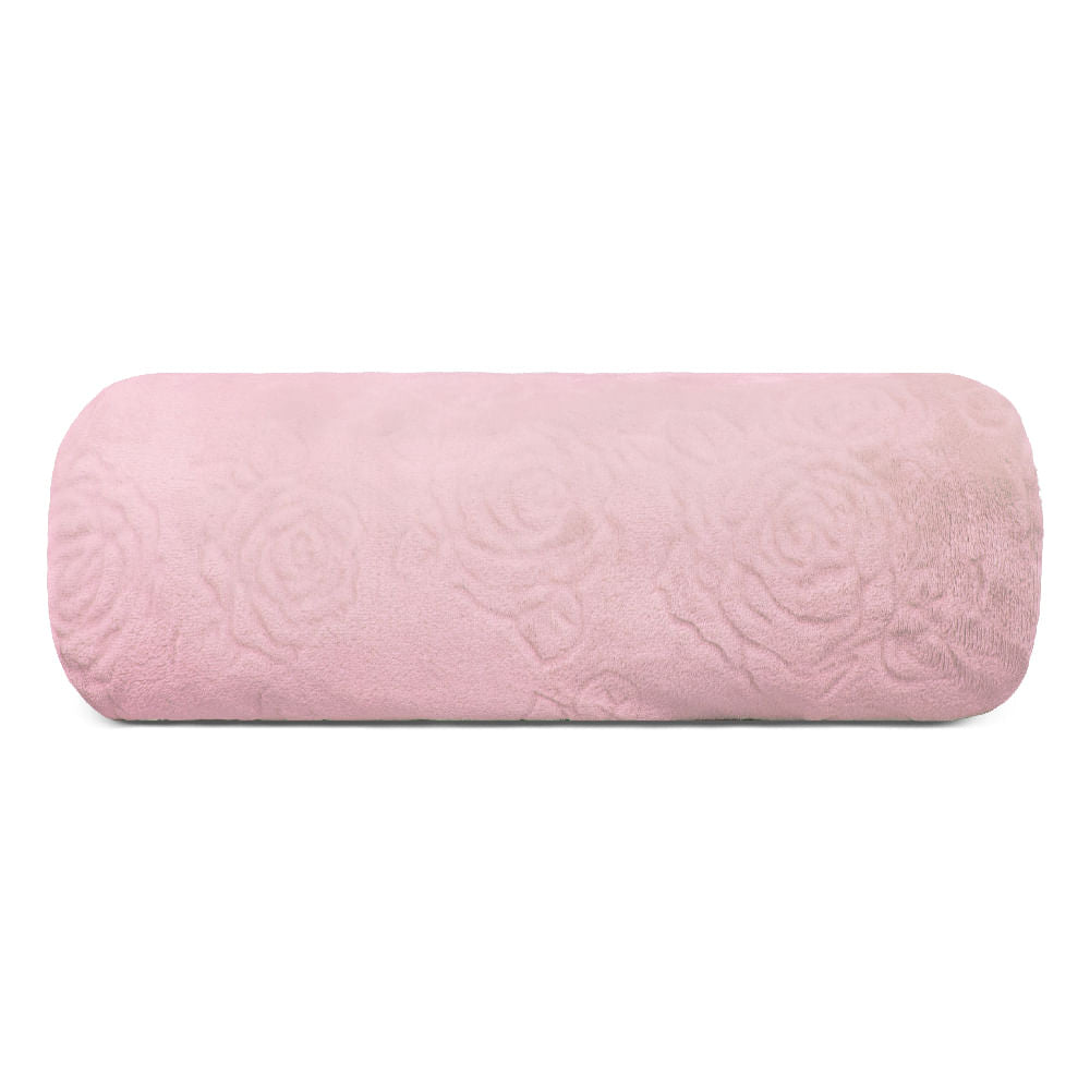 Manta Flannel Lady Casal Rosa Gloss 1,80x2,20m - Appel