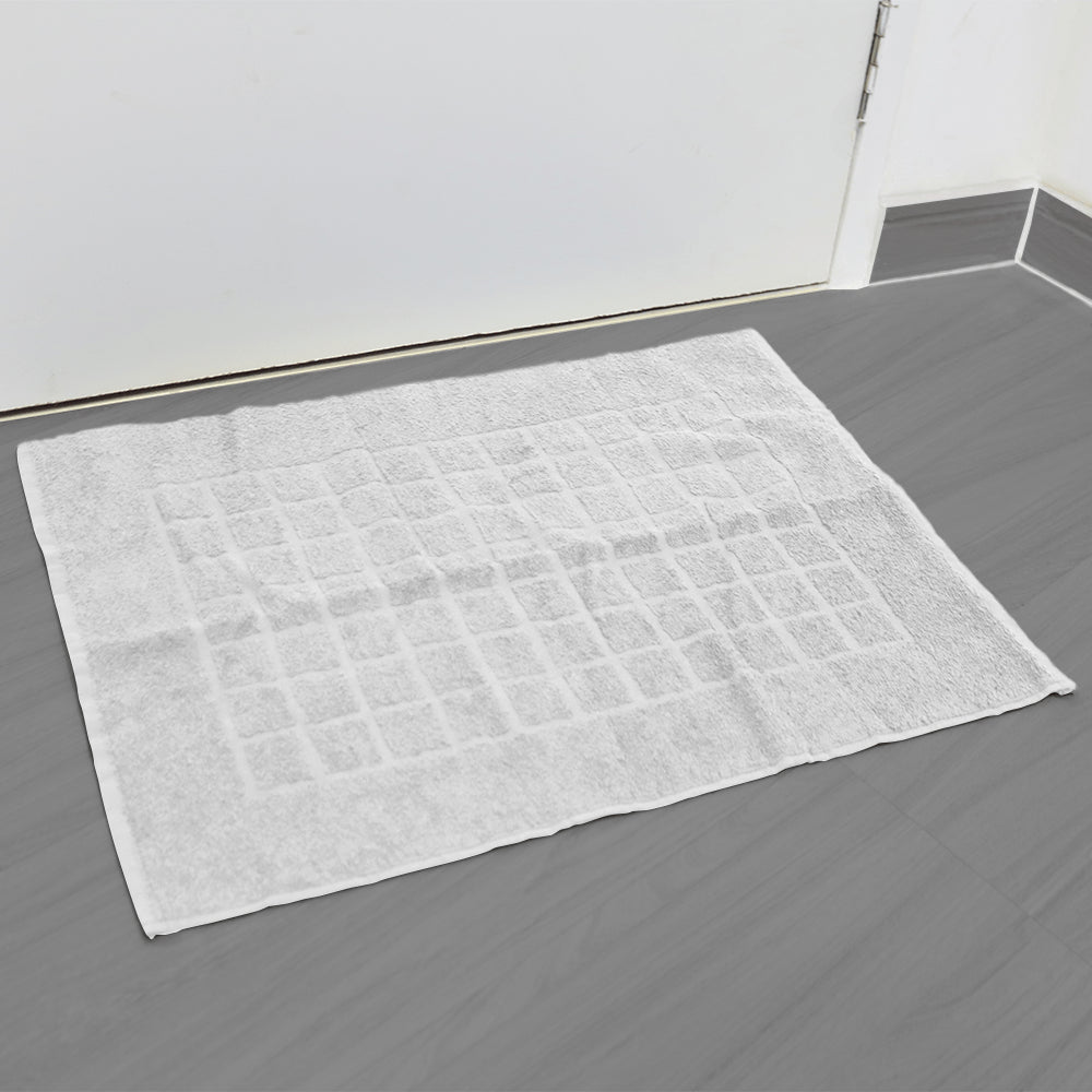 Toalha de Piso Avenida Branca 45x65cm - Valletex