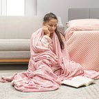 Manta Flannel Charme Queen Poa Rosa 2,30x2,20m - Appel - foto 3