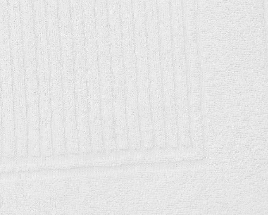 Toalha de Piso Frapê Canelado Branco - Buddemeyer - foto 2
