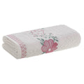 Toalha de Banho Yuna 70x135cm Branco Rosa - Karsten