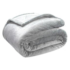 Cobertor Casal Microfibra Velour Cinza - Camesa