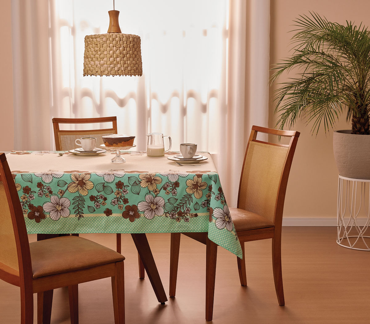 Toalha Mesa Pop Holambra 140x210cm - Lepper