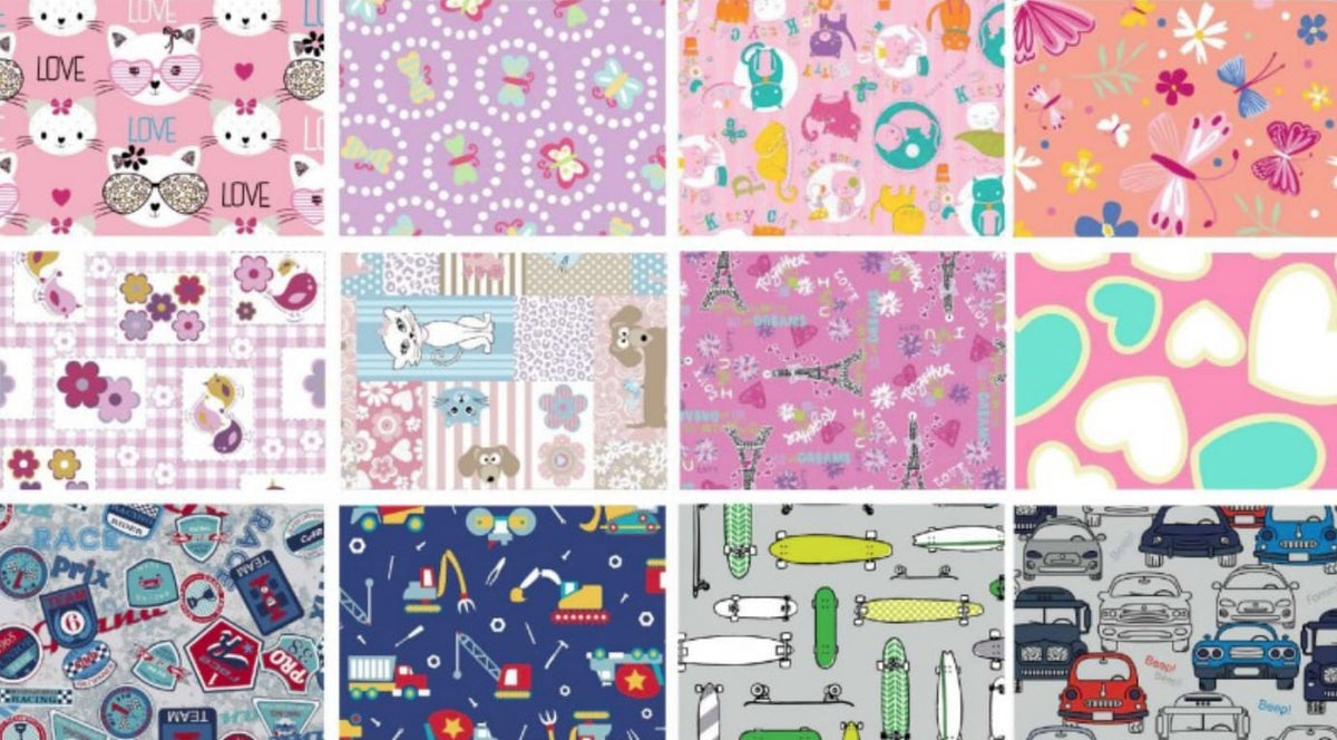 Manta Celta Infantil Microfibra Estampada Sortida 180x200cm - Fatex